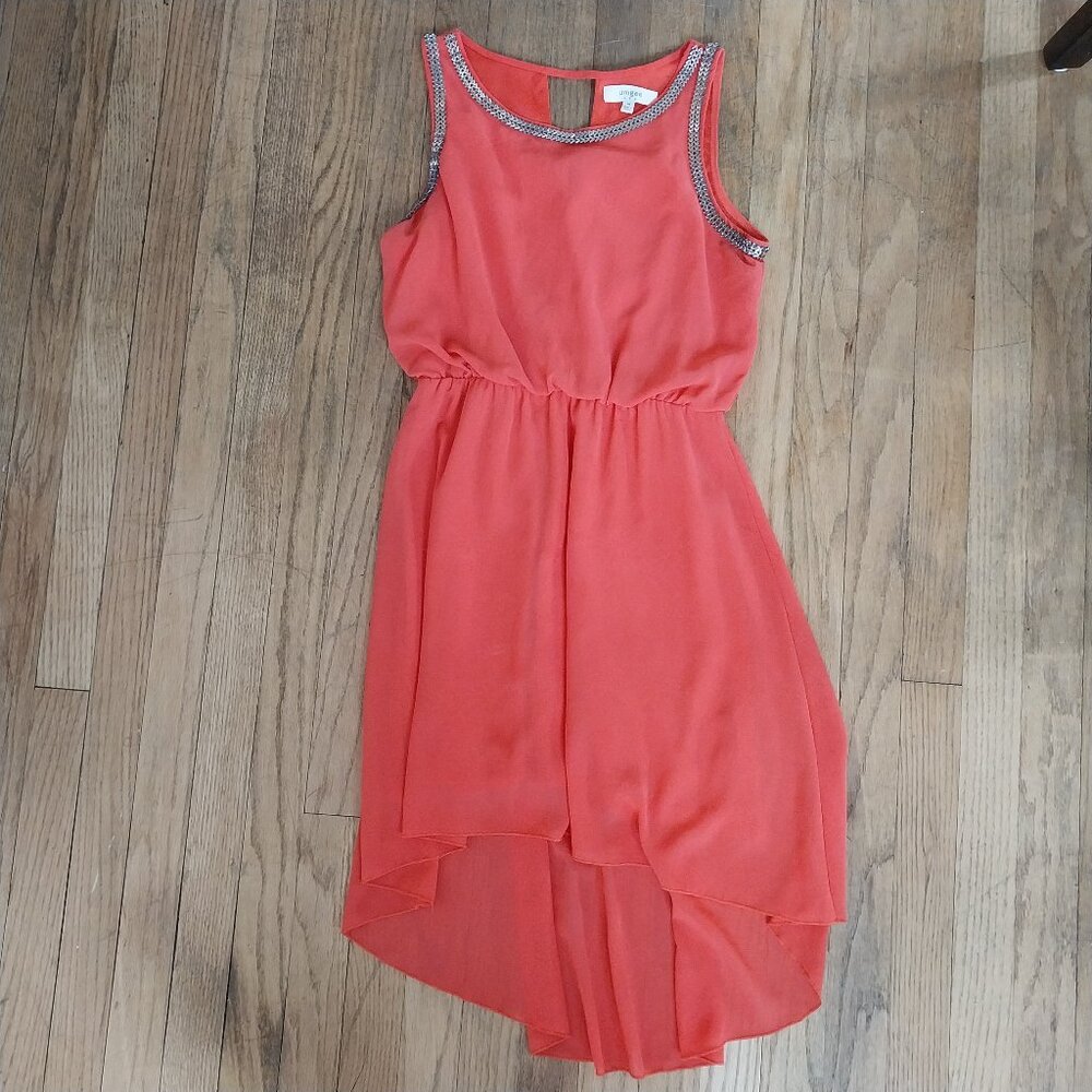 Women's coral summer dress